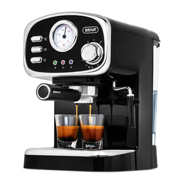ماكينة قهوة بريفا كلاسيك (Classic) – ضغط 15 بار مع مقياس حرارة مدمج