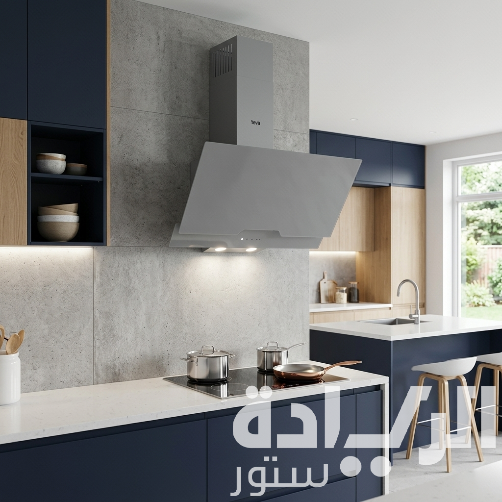 شفاط تيفا (Teva) ديكوري 90 سم – رمادي – قوة شفط 800 متر مكعب – 4 سرعات – موديل 90-2 GTC-850-GREY