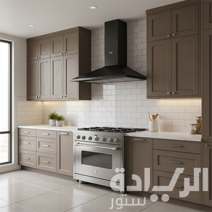 شفاط مطبخ هرمي بيورتي - لون أسود – عرض 90 سم، قوة شفط 1000 م³/س - موديل - ETO PRO PLUS BL