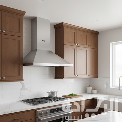 شفاط مطبخ هرمي بيورتي – 90 سم، قوة شفط 850 م³/س، فضي - موديل - PANSY PRO X