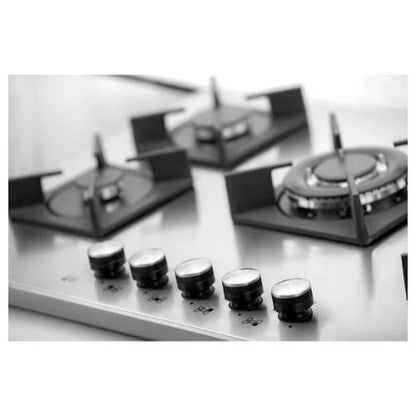 بوتاجاز بلت إن غاز هانز 90 سم زجاج – 5 شعلات ساباف إيطالي – موديل – 9112-23