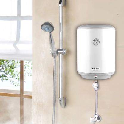 سخان مياه كهرباء ليفون 50 لتر – 1500 وات – أبيض – موديل 9413090