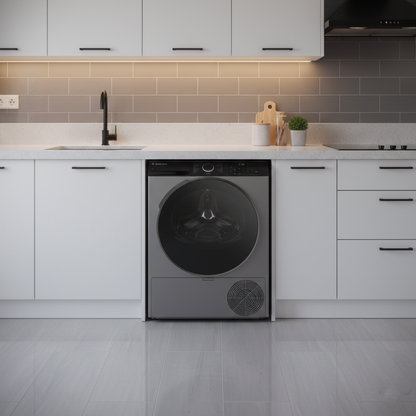 Ariston 8kg Steam Cure Tumble Dryer - Silver - ABMTD8G