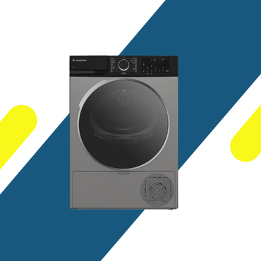 مجفف ملابس اريستون (Ariston) 8 كجم ستيم كيور – فضي – ABMTD8G