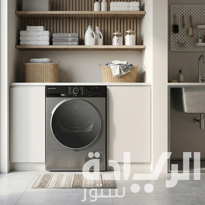 Ariston 8kg Steam Cure Tumble Dryer - Silver - ABMTD8G