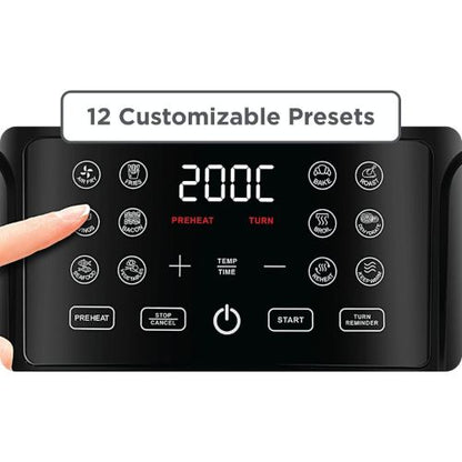 قلاية هوائية بلاك أند ديكر ايرو فراي ديجيتال – 4.5 لتر – سعة سلة 1.4 كجم – 1500 واط – موديل - AF4500