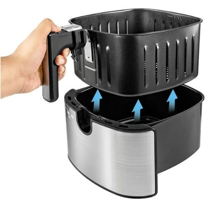 قلاية هوائية 6 في 1 بلاك أند ديكر – 1500 وات – 7.2 لتر – أسود/فضي – AF7257-B5