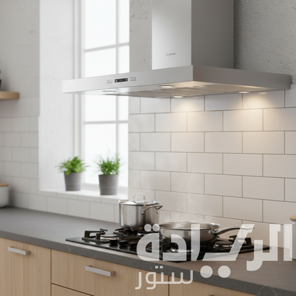 شفاط اريستون حرف T – مقاس 90 سم – AHBS 9.3F LL X – قوة شفط 713 م³/ساعة (Ariston)