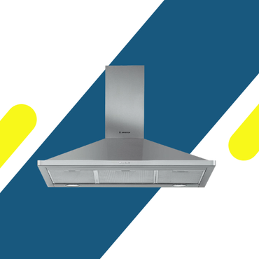 شفاط هرمي اريستون 90 سم (Ariston) – AHPN9.7FLMX – قوة شفط 757 م³/ساعة – فضي