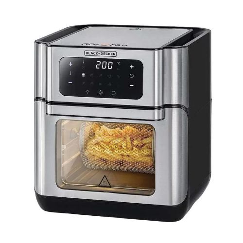 قلاية هوائية بلاك أند ديكر ايرو فراي مع فرن ديجيتال – 12 لتر – 1500 واط – موديل - AOF100