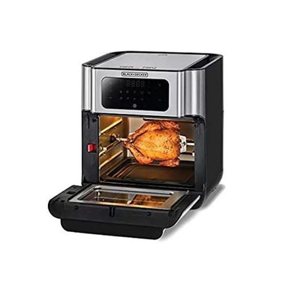 قلاية هوائية بلاك أند ديكر ايرو فراي مع فرن ديجيتال – 12 لتر – 1500 واط – موديل - AOF100