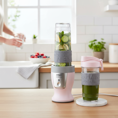 خلاط ارزوم شيك أند تيك شخصي – 300 واط – وردي – موديل - AR1032-CANDY