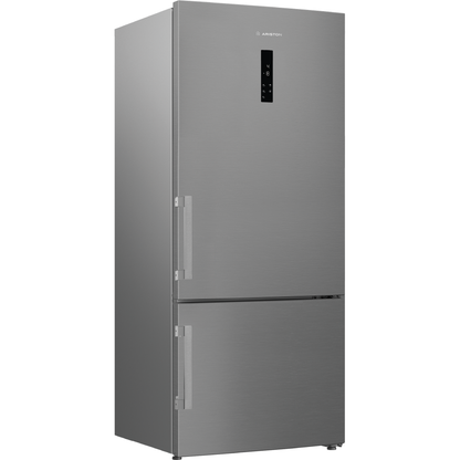 ثلاجة اريستون 509 لتر صافي  إنفرتر – فريزر سفلي – موديل ARB78 F6593 XNA بلون إينوكس تيتانيوم