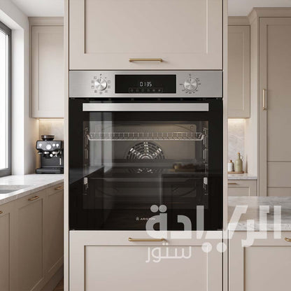 فرن كهرباء اريستون (Ariston) بلت إن 60 سم – سعة 72 لتر – موديل AROE6R253HXNA – ستانلس ستيل