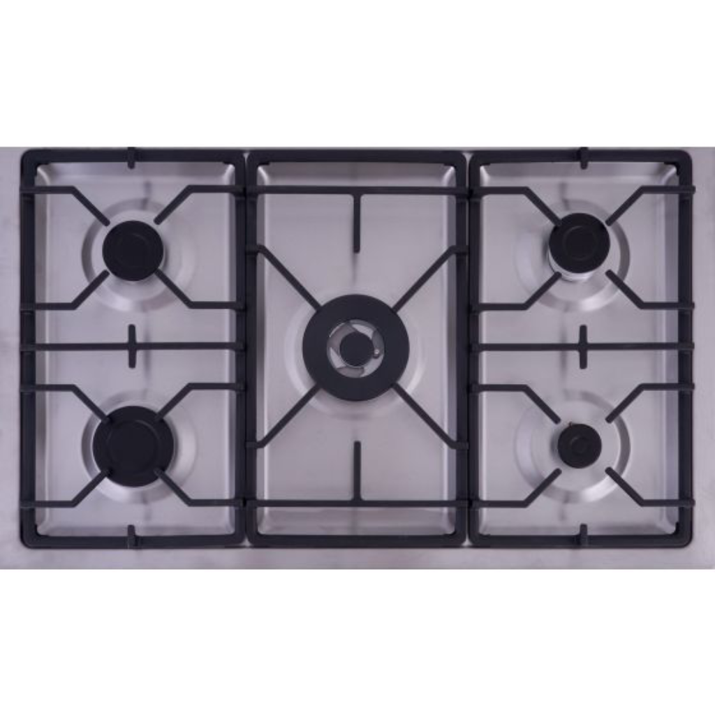 بوتاجاز اريستون Ariston غاز 90 سم (ARR9GGF23125XNA) أمان كامل، حوامل زهر، وسعة فرن 106 لتر