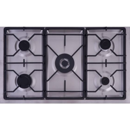 بوتاجاز اريستون Ariston غاز 90 سم (ARR9GGF23125XNA) أمان كامل، حوامل زهر، وسعة فرن 106 لتر