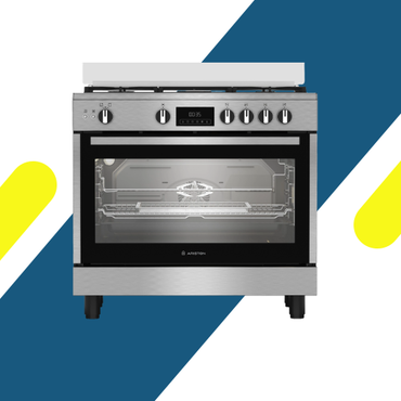 بوتاجاز اريستون 90 سم (ARR9 GGF 33229 XEG) خاصية الأير فراير، أمان كامل، وحوامل زهر