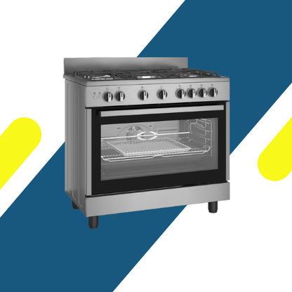 بوتاجاز اريستون (Ariston) 90 سم أمان كامل – ARR9GGF43129XEG – بميزة AirFry ونظام التحكم المزدوج Double Knob