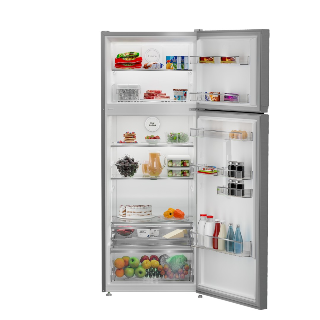 ثلاجة اريستون (Ariston) 367 لتر صافي نوفروست إنفرتر – فضي – ART70 F1422D XNA