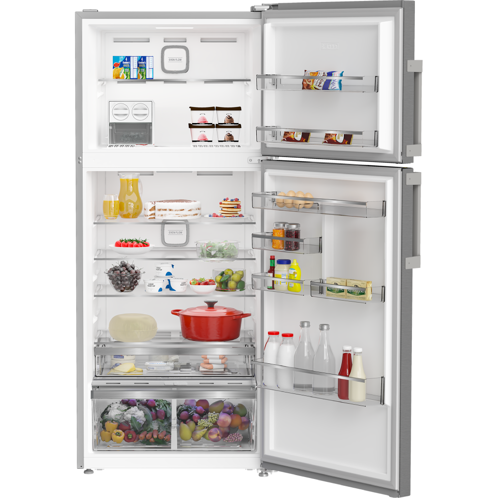 Ariston Inverter No Frost Refrigerator – 557 Net Liters – Titanium Inox – Model ART78 F6593 XNA