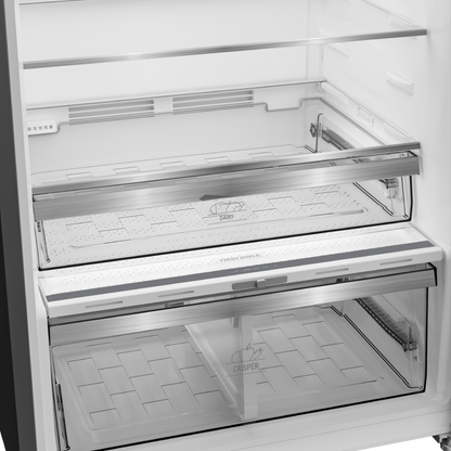 Ariston Inverter No Frost Refrigerator – 557 Net Liters – Titanium Inox – Model ART78 F6593 XNA