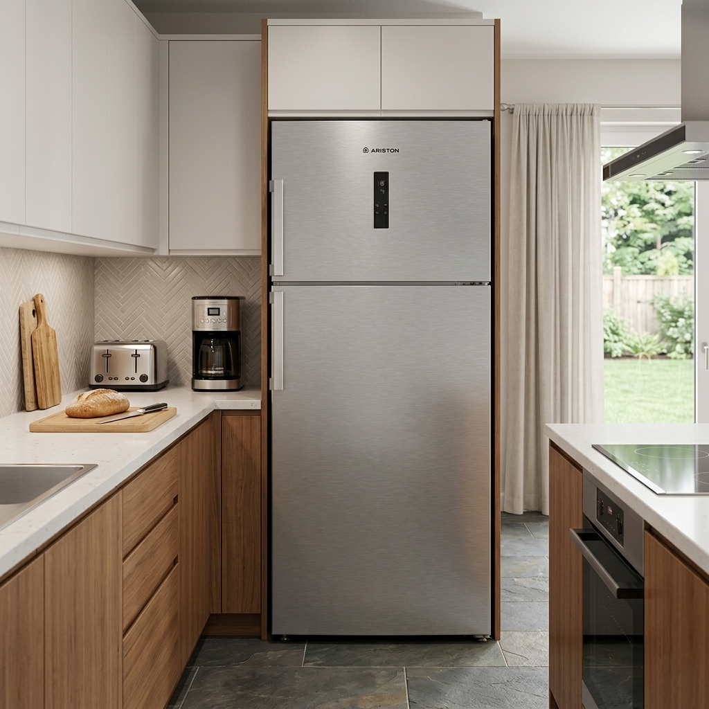 Ariston Inverter No Frost Refrigerator – 557 Net Liters – Titanium Inox – Model ART78 F6593 XNA