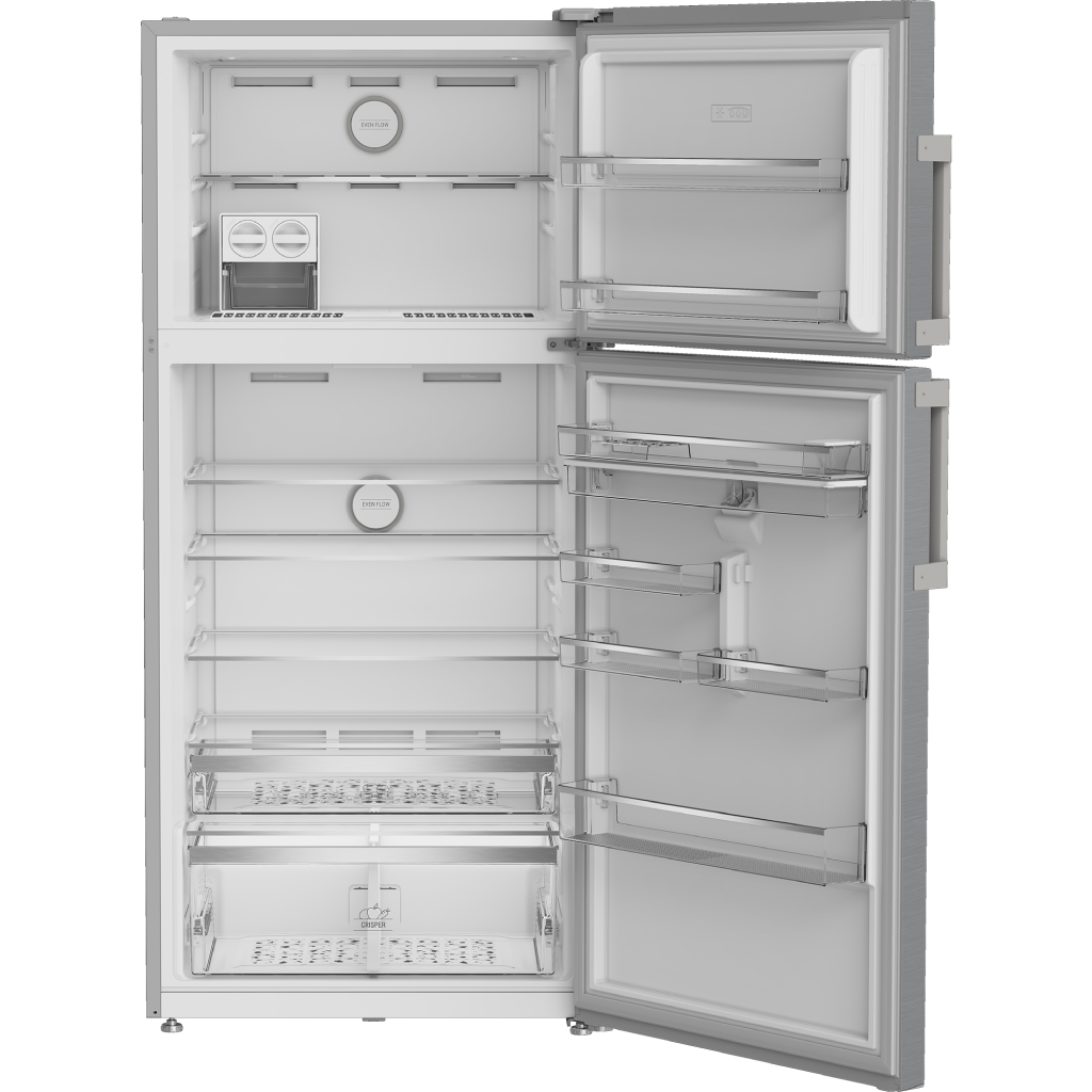 Ariston No Frost Inverter Refrigerator – 630 Liters Net – with SlimTank Water Dispenser – Titanium – Model ART83 F6654 XNA