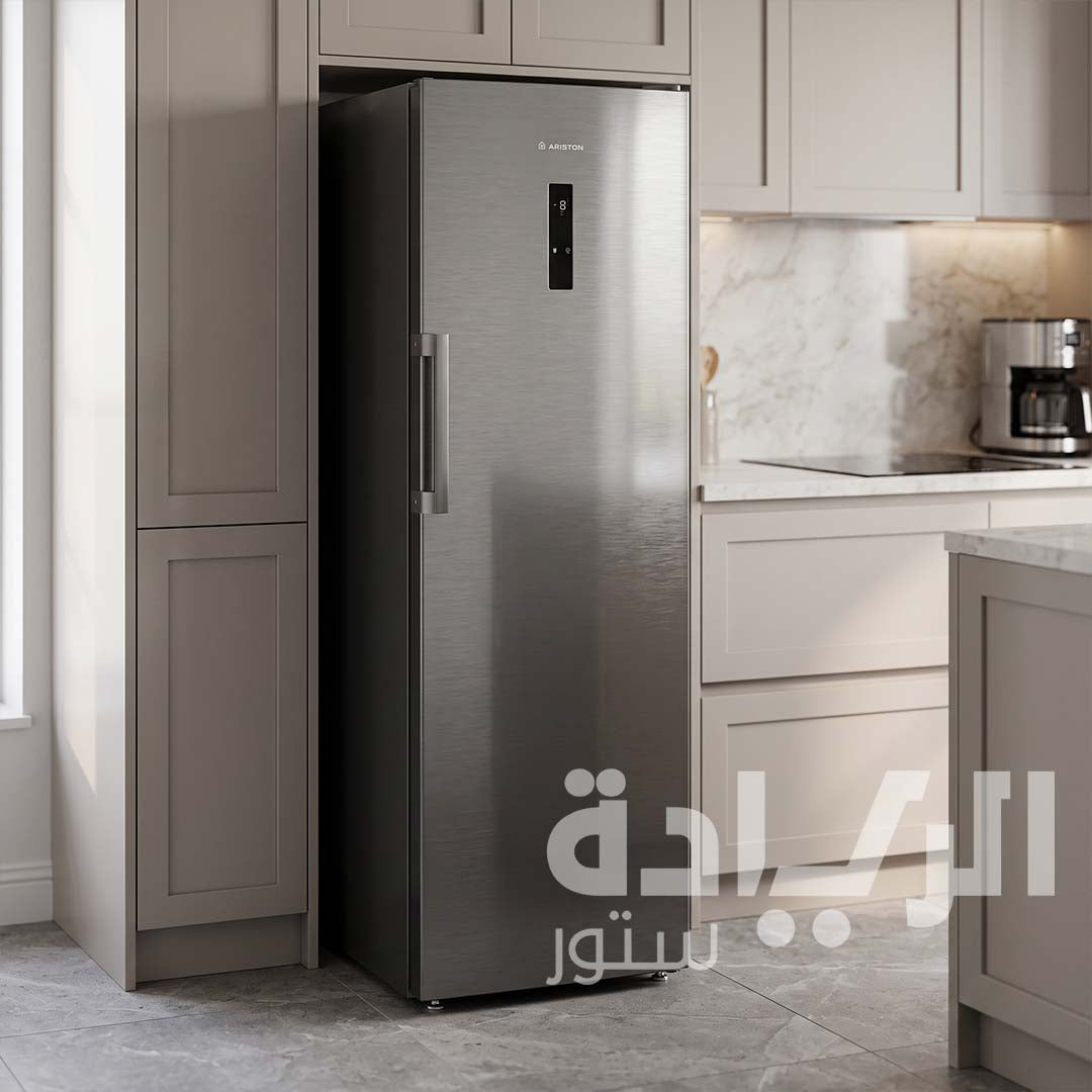 ديب فريزر اريستون (Ariston) رأسي ديجيتال 286 لتر 8 أدراج نو فروست بموتور إنفرتر – موديل ARU60F63XEG