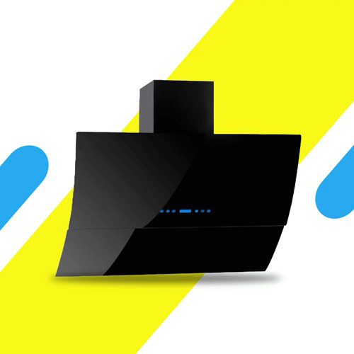 شفاط ديكوري زجاجي بيورتي – 60 سم، قوة شفط 1000 م³/ساعة - موديل - AUTO SMART BL