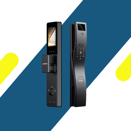 "Levana" قفل باب ذكي ليڤانا I19 Ai – ذكاء اصطناعي وأوامر صوتية – للأبواب الخشبية والمصفحة