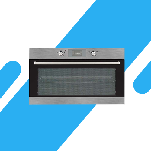 فرن غاز بلت إن هانز 90 سم - سعة 73 لتر - بشواية دوارة ومروحة تيربو – موديل - HANS OGO300.10