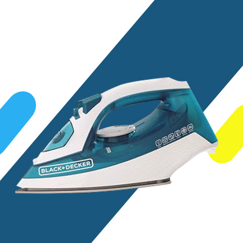 مكواة بخار بلاك اند ديكر – قوة 1600 وات بقاعدة سيراميك وتنظيف ذاتي - موديل - X 1575