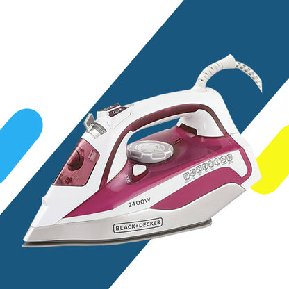 مكواة بخار بلاك اند ديكر – 2400 وات – قاعدة سيراميك – موديل - X 2400