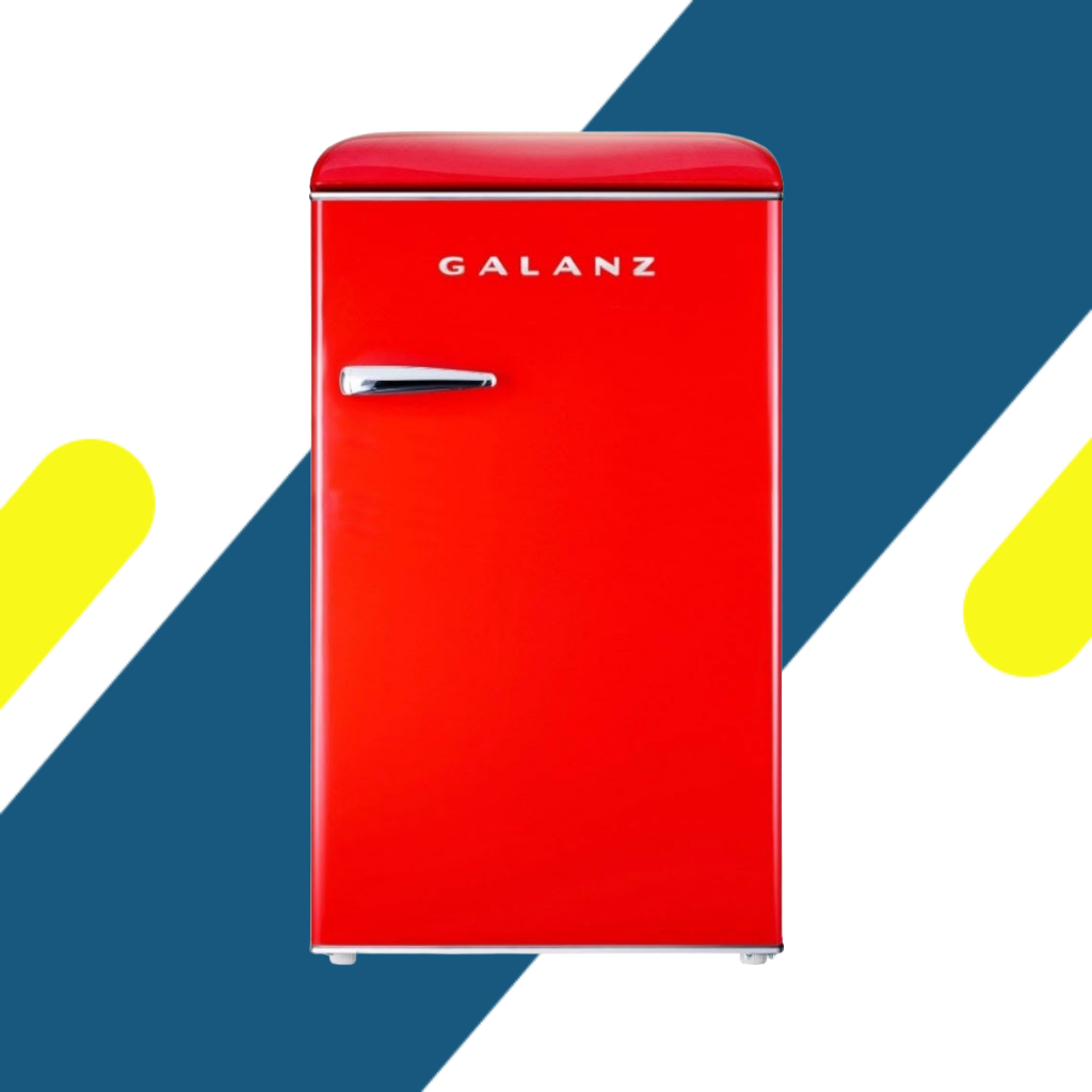 ثلاجة ميني بار جالانز 97 لتر ديفروست – Galanz BC-103F-F-Red