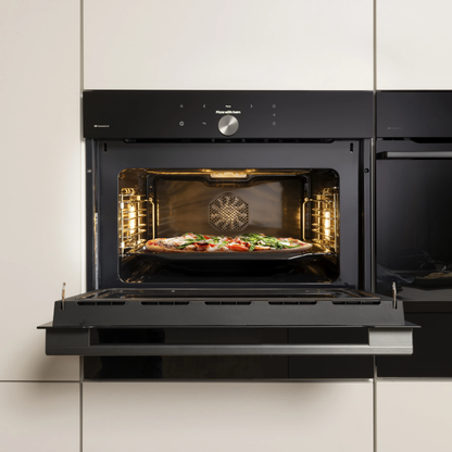 فرن ميكروويف بلت إن جورينيا (Gorenje) 60 سم 50 لتر أسود شاشة VisionPlus بدون طبق دوار وايفاي – موديل BCM4058B