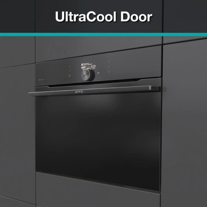 فرن ميكروويف بلت إن جورينيا (Gorenje) 60 سم 50 لتر أسود شاشة VisionPlus بدون طبق دوار وايفاي – موديل BCM4058B