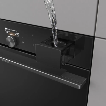 فرن بلت إن كهرباء 60 سم جورينيا (Gorenje) 77 لتر أسود شاشة VisionPlus وايفاي وأيرفراير – موديل BFS6148B
