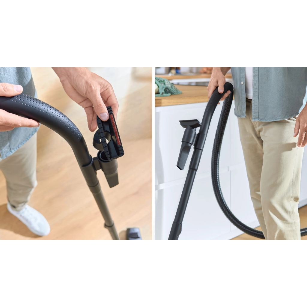 مكنسة بوش (BOSCH) سيريس 4 برو هايجينيك بالحقيبة 2000 وات – فلتر الترا الليرجي – أبيض – موديل BGL38WHYG