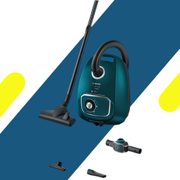 مكنسة كهربائية بوش  2000 وات بكيس غبار 4 لتر وفلتر موديل UltraAllergy – أسود -BGL41WFAMP