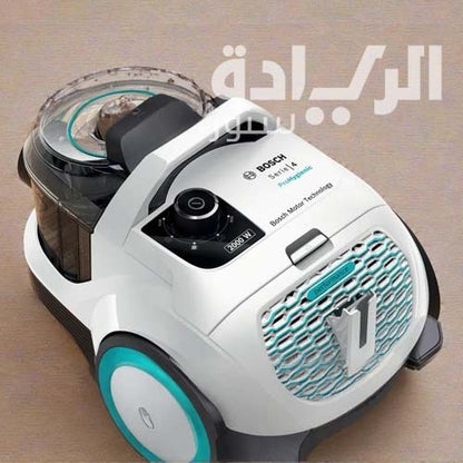 مكنسة كهربائية بوش موديل Pro Hygienic بدون كيس – 2000 وات – أبيض – BGS21WHYG