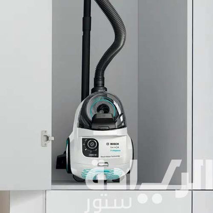 مكنسة كهربائية بوش موديل Pro Hygienic بدون كيس – 2000 وات – أبيض – BGS21WHYG
