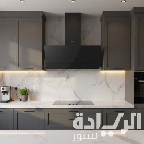 سيمفر شفاط مطبخ ديكوري 90 سم بقوة شفط 650 متر مكعب / ساعة زجاج أسود - موديل - BH90D01