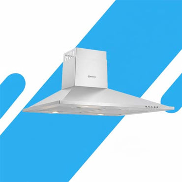 شفاط مطبخ هرمي ديكوري سيمفر – 90 سم ستانلس ستيل، 650 م³/ساعة، 3 سرعات، فلتر كربوني - موديل - BH90P01