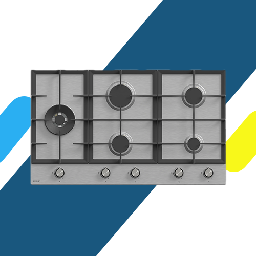 مسطح بلت إن غاز باساب 90سم-ستانلس ستيل - شعلات سباف - حوامل زهر - موديل - BL051