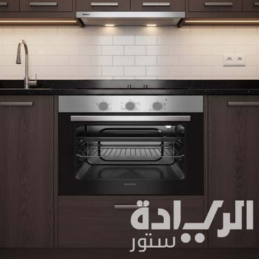 فرن بلت إن غاز 60 سم من سيمفر – إشعال ذاتي – تايمر ميكانيكي – مروحة تربو – موديل - BO60SG01