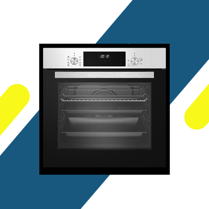 فرن بلت إن غاز 60 سم من سيمفر – إشعال ذاتي – تايمر ديجيتال – مروحة تربو – موديل BO60SG02