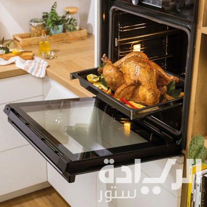 فرن كهرباء بلت إن جورينيا 60 سم – سعة 77 لتر – وظيفة المقلاة الهوائية وطهي بالبخار – موديل BO6717E03X