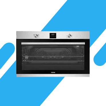 فرن بلت إن غاز 90 سم من سيمفر – إشعال ذاتي – مروحة تربو – تايمر ديجيتال – موديل - BO90SG01