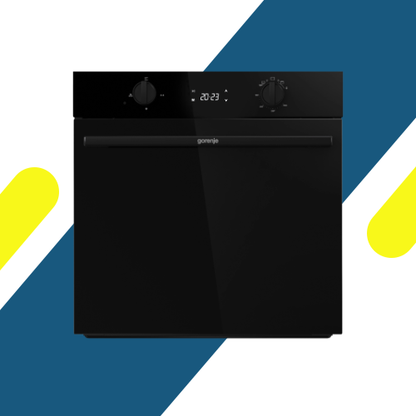 فرن بلت إن غاز جورينيا (Gorenje)  - 55 لتر 60 سم – أسود – BOG6321DBG – سعة واسعة وشاشة LED
