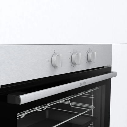 فرن بلت إن غاز جورينيا 90 سم - 86 لتر - ستانلس ستيل - أمان كامل وشواية - BOG92201XK